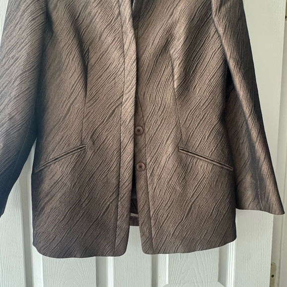 Giorgio Armani Brown Textured Jacket - Picture 8 of 9